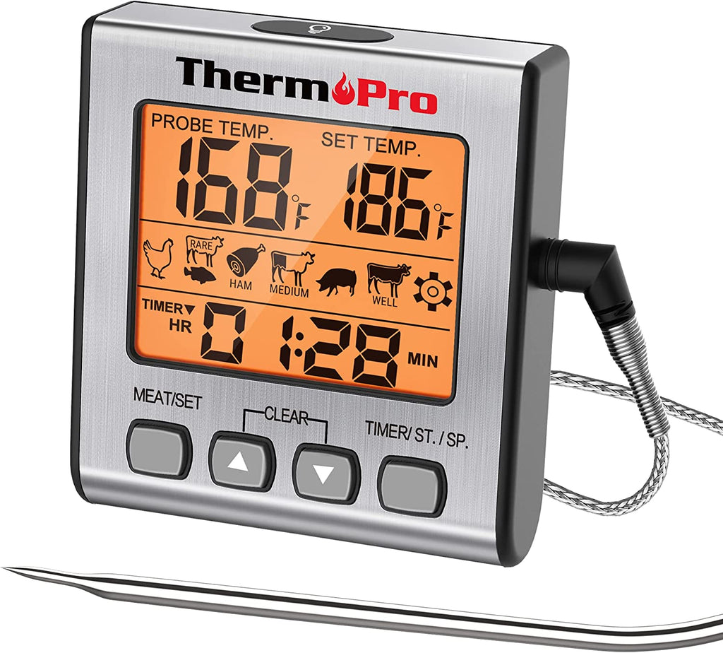 Digital Meat Thermometer for BBQ Cooking and Grilling